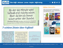 Tablet Screenshot of haefft.de